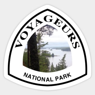 Voyageurs National Park shield Sticker